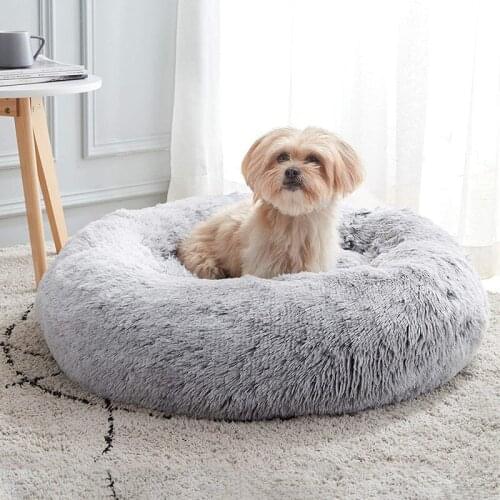 Pet Bed Kennel Cat Nest Kitten Puppy Plush Cushion Household Pet Sleeping and Resting Supplies Portable Washable Pet Accessories