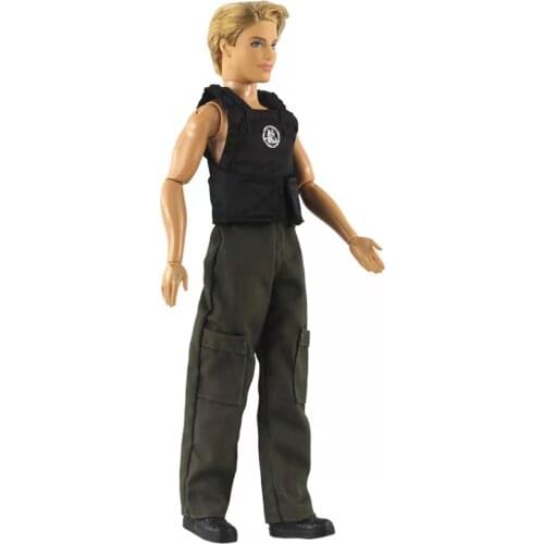 Prince Ken Doll Clothes Top Pants Trousers Outfit for Barbie Boy Friend Ken Male Clothes Dolls Accessories Kid Playhouse Men Toy