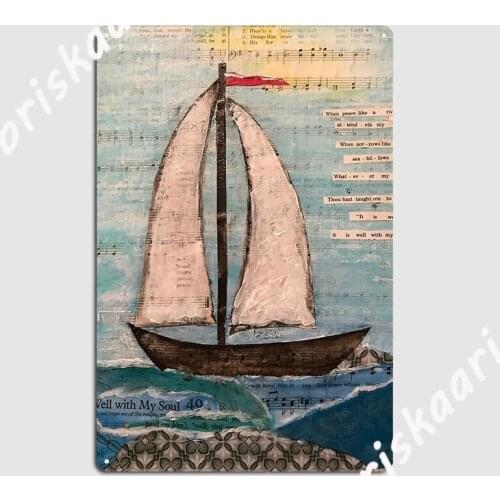 It Is Well With My Soul Poster Metal Plaque Cinema Living Room Cave pub Design Plates Tin sign Poster