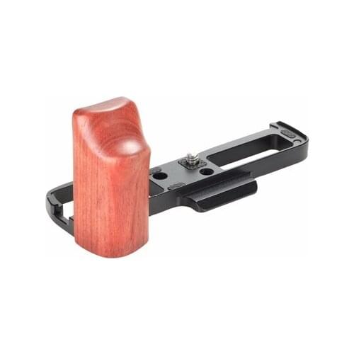 Handle Quick Release L Plate/Bracket Holder hand wooden Grip L-Shaped for Fujifilm Fuji X-Pro3 XPRO3 Arca-Swiss RRS