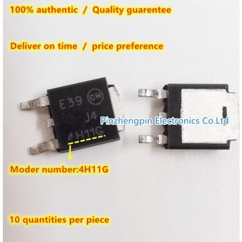 10pcs/lot 4H11G J44H11G TO252 MJD44 MJD44H1 MJD44H11T4G ON chip / Crystal valve