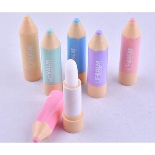 10pcs Lipstick Pencil Lips Make up Kiss Proof Batom Pen Makeup Waterproof Lip Stick Cosmetics Lip Balm Pens