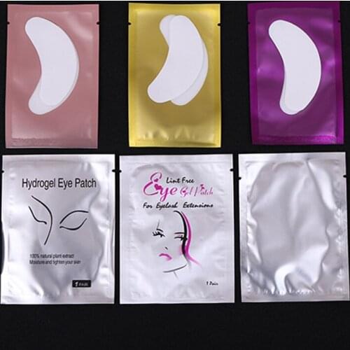 100 pairs Eyelash Extension Paper Patches New Paper Patches Eyelash Under Eye Pads Lash Eye Tips Sticker Wraps Make Up Tools