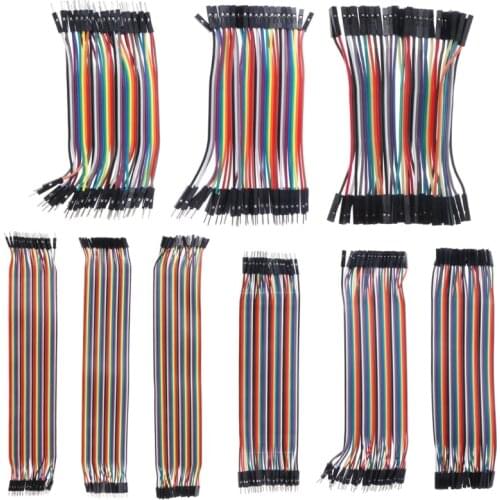 40pcs Dupont Line M-F/M-M/F-F Dupont Cable Jumper Wire Ribbon Cable for Arduino Drop Ship