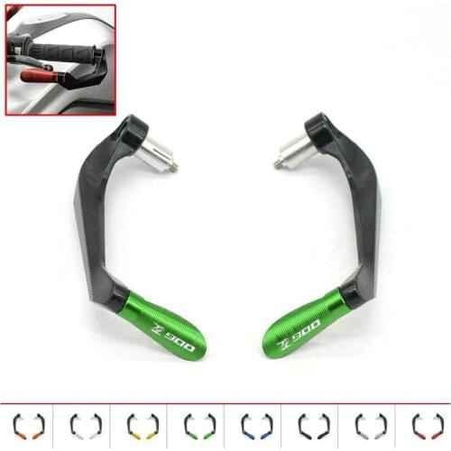 For Kawasaki Z900 Motorcycle Aluminum Handlebar Grips Guard Brake Clutch Levers Guard Protector