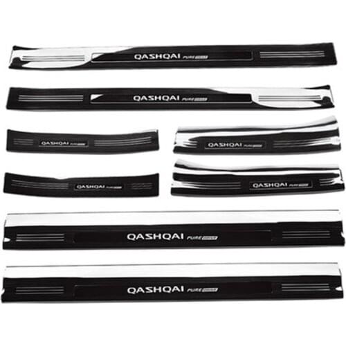 Car Styling For Nissan Qashqai J11 2016 2017 2018 Accessories Door Sill Sills Scuff Plate Guard Pedal Protector