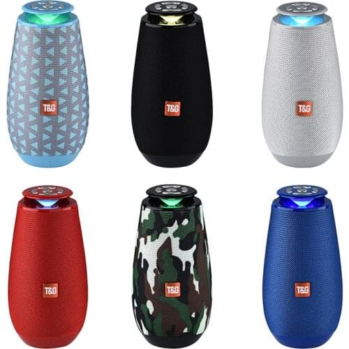 NewLEDflash Bluetooth speakeroutdoor portable wireless sound column subwooferdual speakersupport voice call TFcard radio speaker