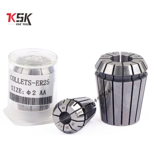 Accuracy 0.008mm ER11 ER16 ER20 ER25 ER spring collet chuck for CNC milling tool holder Engraving machine spindle motor
