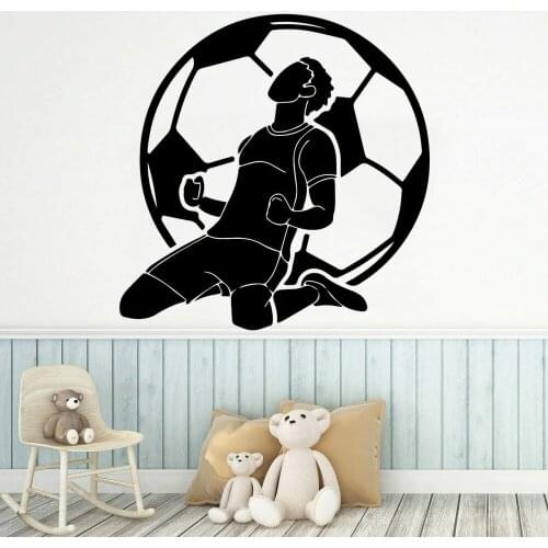 Football Athlete Wall Decals Boys Kids Room Art Decor Removable Vinyl Wall Stickers Home Decoration For School Classroom Y914