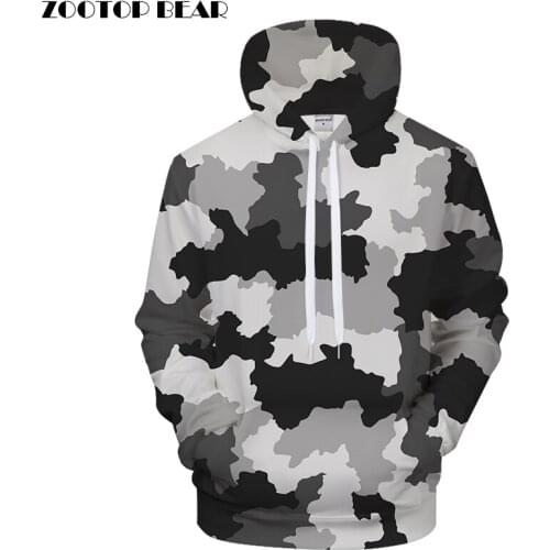 Hit Color Camo 3D Print Hoodies Men Women Sweatshirt Casual Tracksuit Brand 6xl Boy Coat Pullover Harajuku Drop ship ZOOTOP BEAR