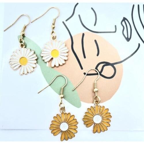 Korean Fashion Jewelry Accessories Xiao Zou Ju Double Pendant Accessories Earrings Necklace Pendant