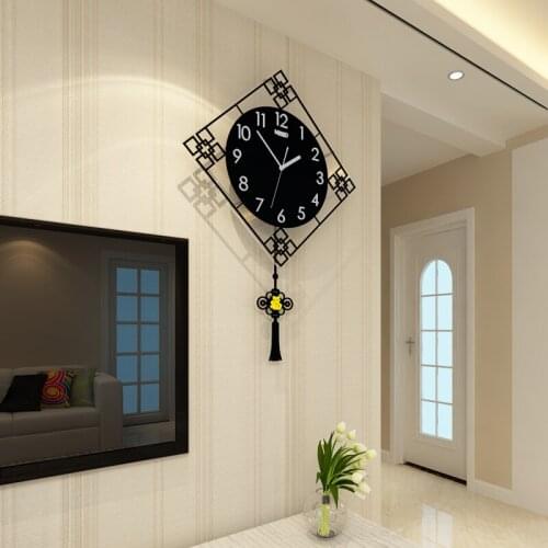 Creative Wall Clock Household Atmospheric Chinese Table Living Room Watch Fashion Clock Wall Modern Wall Charts Simple Clocks