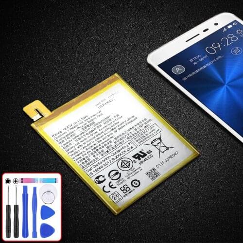 For Asus ZenFone 3 Ze552kl Z012da/e C11P1511 3000mAh Li-polymer Battery Cell Phone Battery