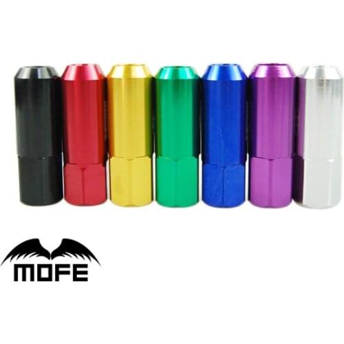 Mofe Racing Car Red Lightweight Aluminum 60mm Wheel Nuts P1.5