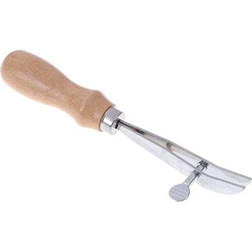 Stainless Steel Leather Craft Adjustable Outside Edge Creaser Leather Craft Tool