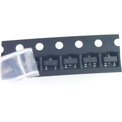 Original 100PCS/LOT PESD5V0S2BT Printing WG5 Anti-static protection diode SOT23 new