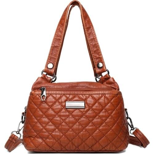 Luxury Handbags Women Bags Designer Vintage Solid Female Casual Tote Bag Ladies Crossbody Bags Sac A Main Lattice Shoulder Bag