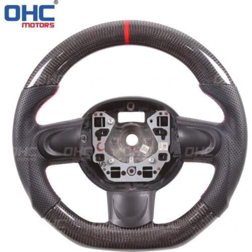 Real Carbon Fiber steering wheel for Mini R50 R52 R53 R55 R56 R57 R58 JC-W