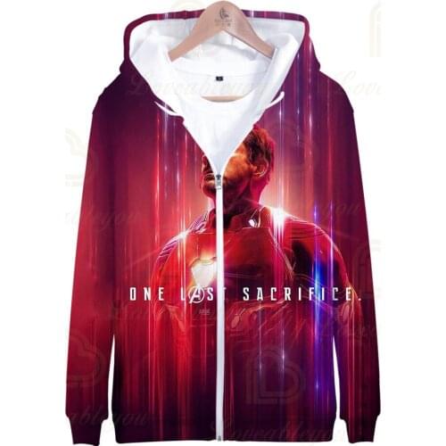 Endgame Quantum Realm 3D Print Hoodies Sweatshirt Super Hero Coat Jacket Hoodie Men Women Clothing