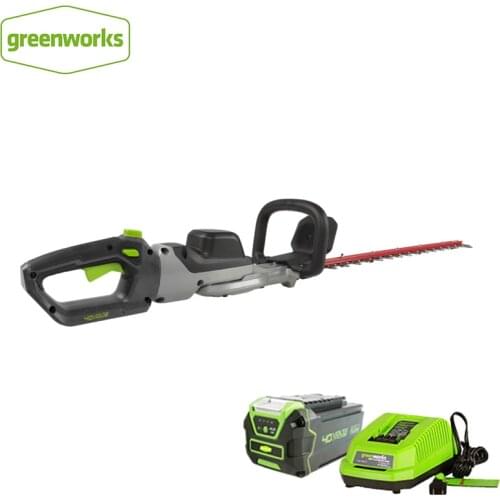 Greenworks 40V Hedge Trimmer 350W Cordless Grass Trimmers Lightweight Low Noise Electric Battery Pruner Garden Shears