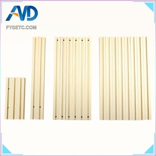 Voron V0.1 Gold Multicolor 1515 Aluminum Extrusion Alloy Profile Frame Bracket Drilling And Tapping Aluminum Profile Kit