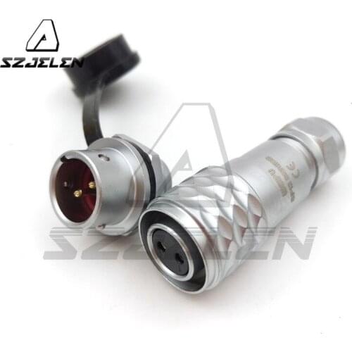 WEIPU SF12 series Waterproof dust-proof Connector 2pin plug socket, IP67, LED Electrical Equipment connector