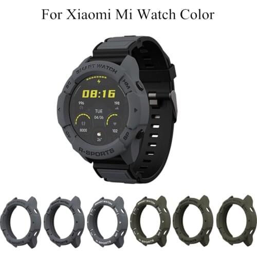Protective Case For Xiaomi Mi Watch Color Soft TPU Shell Protector Cover Bumper For Xiaomi Mi Color Sports Version Accessories