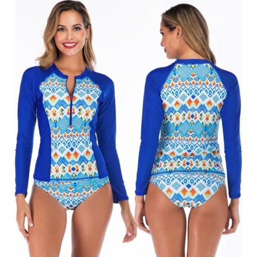 Womens Swimsuits Separate May Beach 2019 Swim Dress Whole Costumes High Waisted Swimsuit Long Sleeve Surfing Female