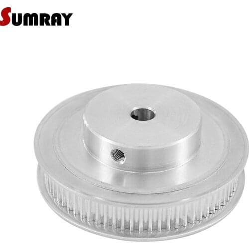 SUMRAY 3M 75T Toothed Pulley Wheel 8/10/12mm Inner Bore Timing Pulley 11mm Belt Width Timing Gear Pulley