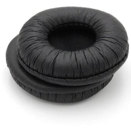 1 pair of 50mm Frog Leather Ear Pads Replacement Earpads Cushions for All Brand Headphones Earphone