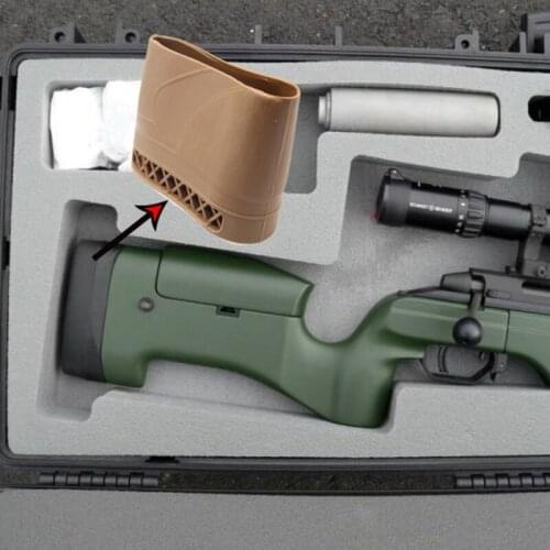 1 pcs Hunting Rifle Rubber Recoil Pad Slip-On Buttstock Shotgun Shooting Extension Shotgun Gun Butt Protector Rubber