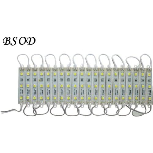20pcs/pack SMD 5050 7512 3 LED Modules DC12V LED Modules Red Waterproof IP65