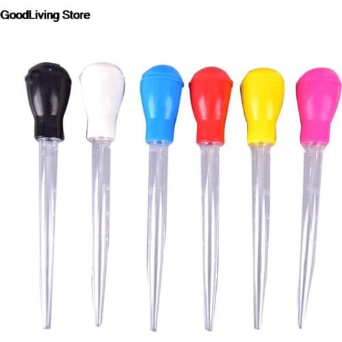 30ml BBQ Tools Rubber Head Plastic Pipette Pump Pipe Gadgets Poultry BBQ Syringe Pastry Tube Barbecue Oil Dropper Cooking Tool