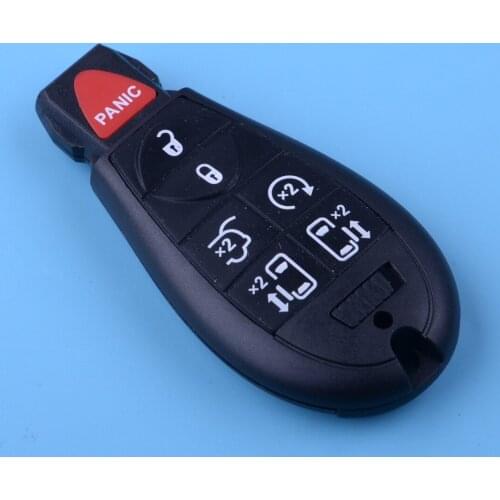 6+1 Button 433MHZ Remote Start Key Fob 05026197AD 05026198AD 56046708 56046708AA Fit For Dodge Grand Caravan 2013-2016 2017 2018
