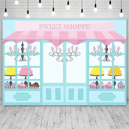 Avezano Background Birthday Party Baby Shower Cake Dessert Sweet Shoppe Decoration Child Love Banners Backdrops For Photo Studio