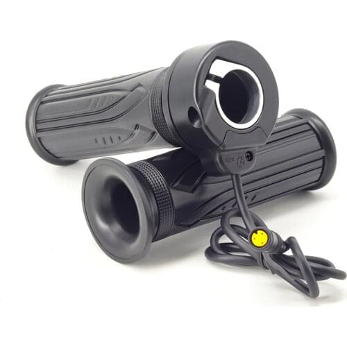 Ebike Throttle for Bafang BBS01 BBS02 BBSHD Motor Electric Bike Full Twist Throttle 3 Pin Waterproof Connector for E Bike