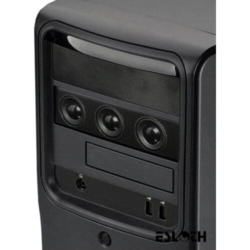 New ESLOTH Desktop Computer Main Chassis External Optical Drive Front Panel Audio Cabinet Built-in Speaker Optical Drives Cases