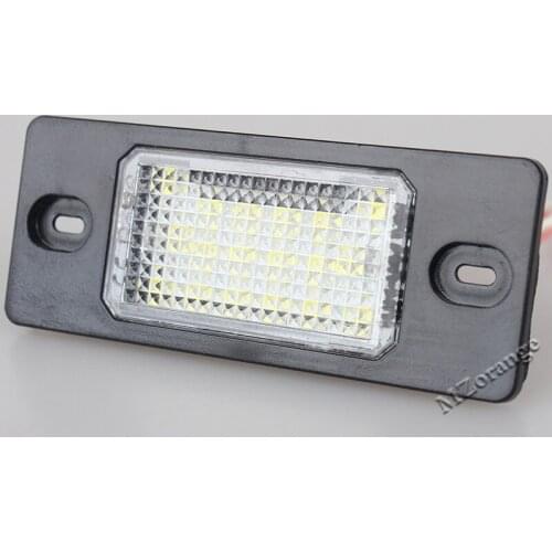 MIZIAUTO 2PCS 18 LED Number License Plate Light Super Bright White Light For Porsche/Cayenne/Touareg/Passat