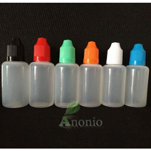Wholesale 100pcs PE 30ML Plastic Dropper Bottle With Childproof Cap& Tip 30mL LDPE Plastic Eye Dropper Bottle Plastic Container