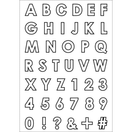 Letter Scrapbook DIY photo cards account rubber stamp clear stamp transparent stamp 11x16cm CS2075