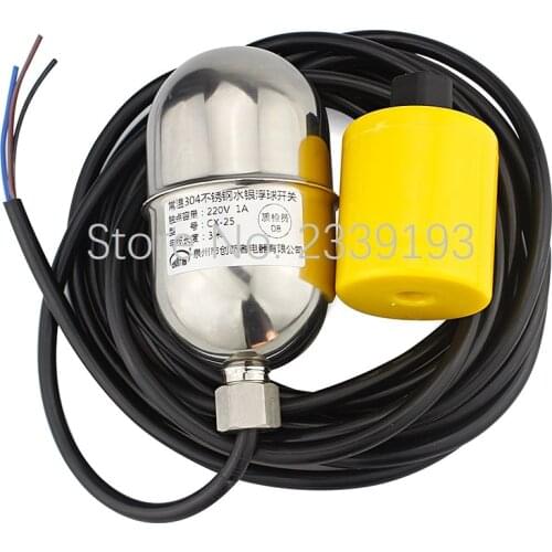 304/316 stainless steel float high temperature anticorrosion mercury float switch liquid level float automatic water level contr