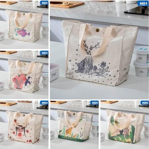 Portable Lunch Bag Thick Aluminum Foil Thermal Insulated Lunch Box Tote Cooler Handbag Bento Pouch Picnic Lunch Bag