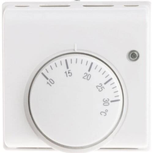 Drop Wholesale 1Pc Room Floor Temperature Controller Mechanical Central Heating Thermostat 220V AC