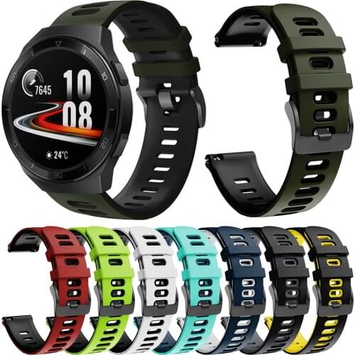 For HUAWEI WATCH GT 2e Silicone Wrist Strap for HUAWEI GT2e GT 2 46mm Smartwatch Band Bracelet Watchband Replaceable accessories