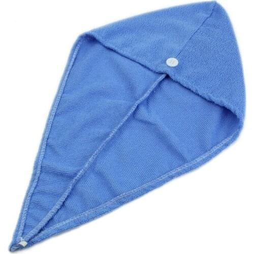 Quick Dry Microfiber Towel Hair Magic Drying Turban Wrap Hat Cap Spa Bathing Hot 667D