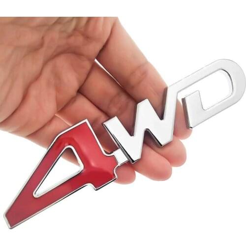 BOOMBLOCK universal 3D metal Sticker 4WD Emblem 4X4 Badge cover accessories for BMW e90 e60 e46 f10 VW Golf 7 peugeot 206 2020