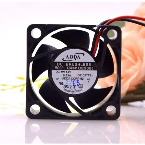 DC 14V fan AG04014XB205000 For 14VDC 0.15a 4020 4cm Max Airflow Rate Frequency Converter cooling Fan