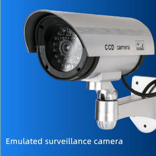 180 ° rotating waterproof outdoor indoor security CCTV surveillance camera flashing red LED gun type analog surveillance camera