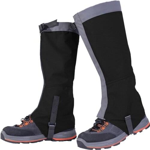 Hgh Quality Outdoor Snow Kneepad Skiing Gaiters Hiking Climbing Leg Protection Protection Safety Waterproof Leg Warmers
