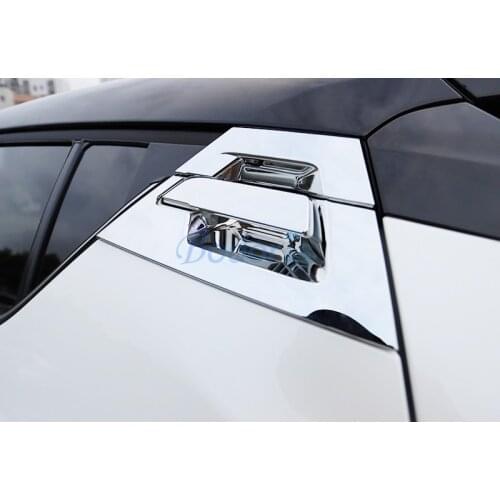 Rear Door Silver Color Handle Cover Bowl Insert Trim Panel Chrome 2016-2018 For Toyota C-HR CHR C HR Accessories